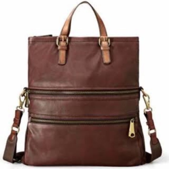Fossil Explorer Tote Espresso Color - Picture 2 of 16